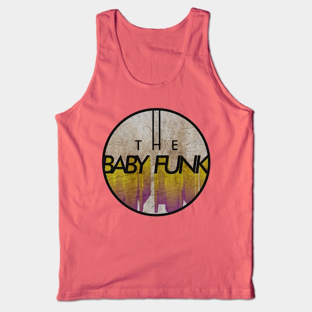 THE BABY FUNK - VINTAGE YELLOW CIRCLE Tank Top by GLOBALARTWORD